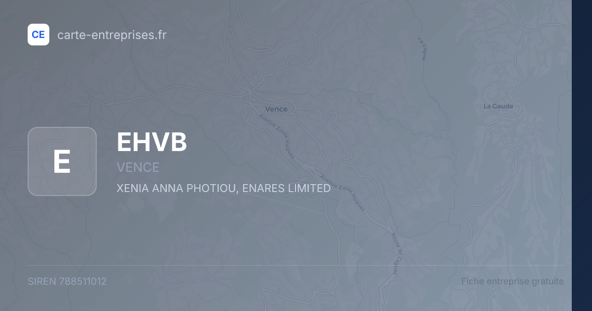 EHVB — 788511012 — fiche entreprise