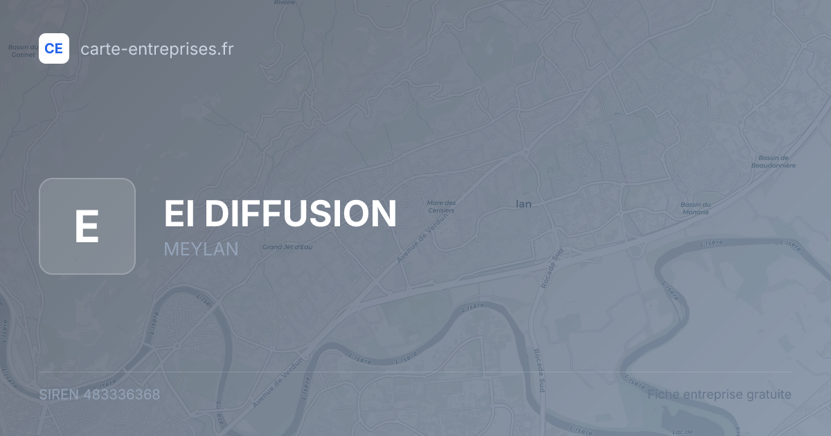 EI DIFFUSION — 483336368 — fiche entreprise