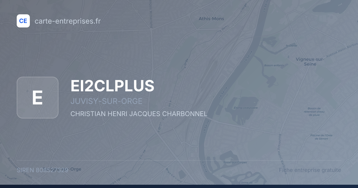 EI2CLPLUS — 808527329 — fiche entreprise