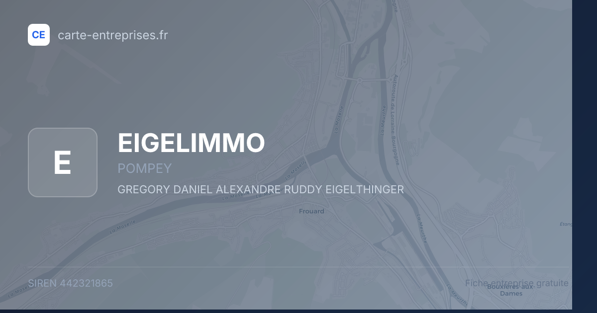 EIGELIMMO — 442321865 — fiche entreprise