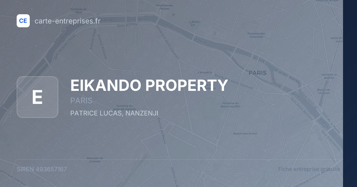 EIKANDO PROPERTY — 493657167 — fiche entreprise