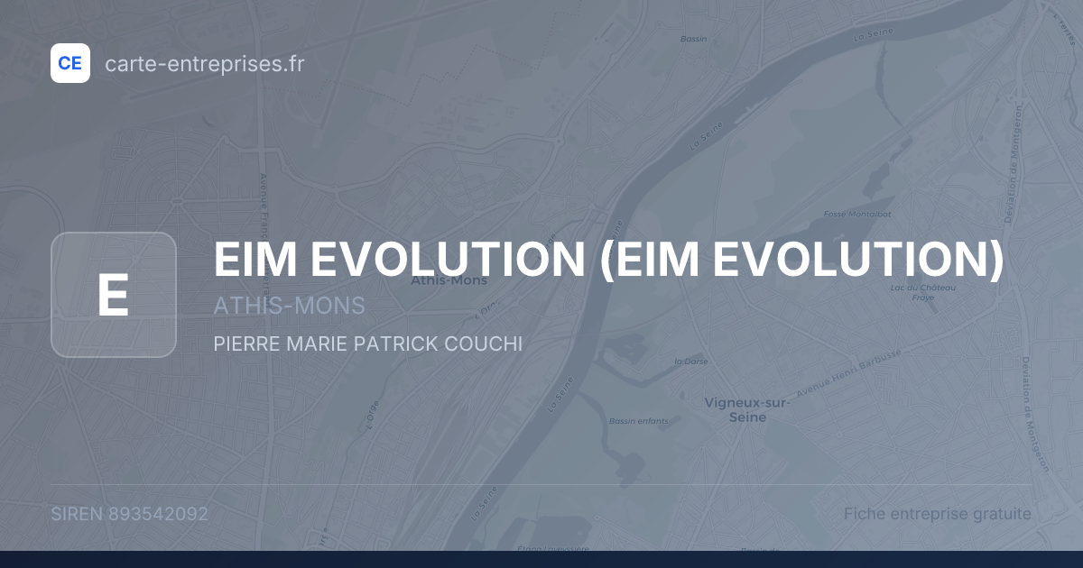 EIM EVOLUTION — 893542092 — fiche entreprise