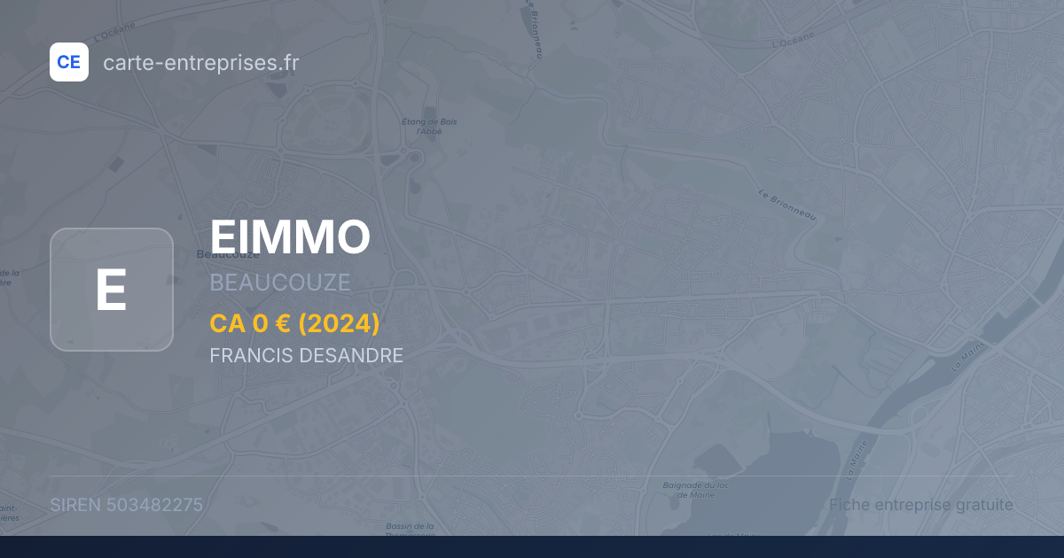 EIMMO — 503482275 — fiche entreprise