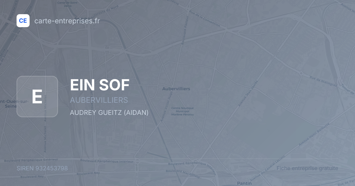 EIN SOF — 932453798 — fiche entreprise