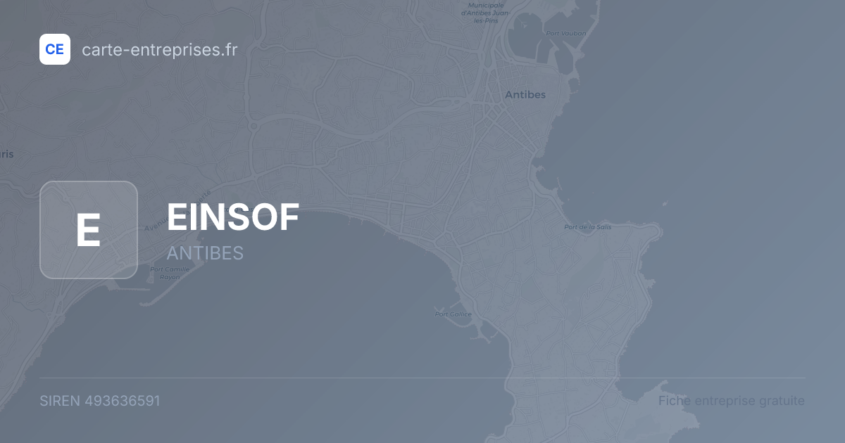 EINSOF — 493636591 — fiche entreprise