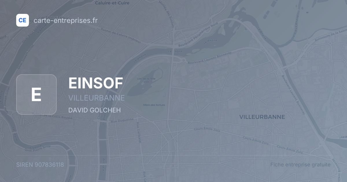 EINSOF — 907836118 — fiche entreprise