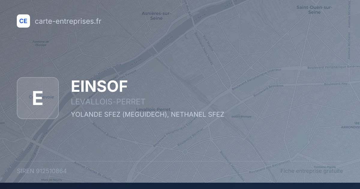 EINSOF — 912510864 — fiche entreprise