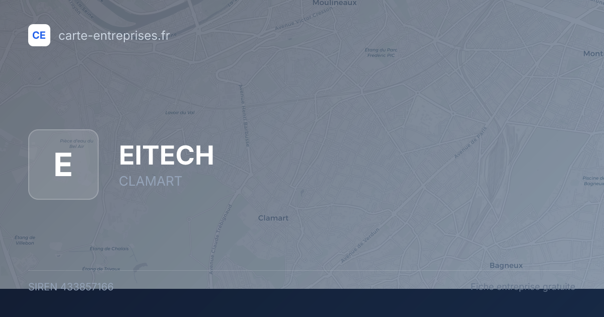 EITECH — 433857166 — fiche entreprise