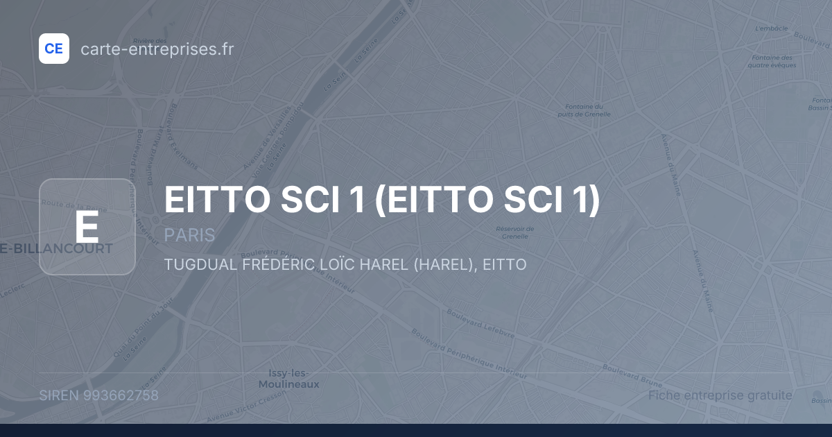 EITTO SCI 1 — 993662758 — fiche entreprise