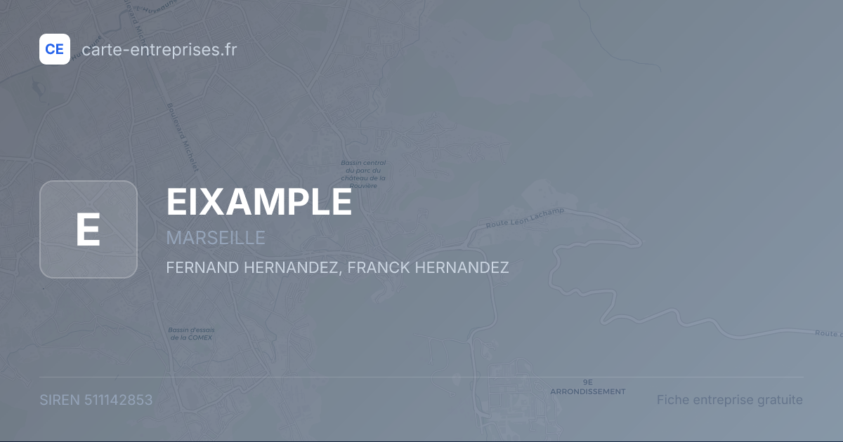 EIXAMPLE — 511142853 — fiche entreprise