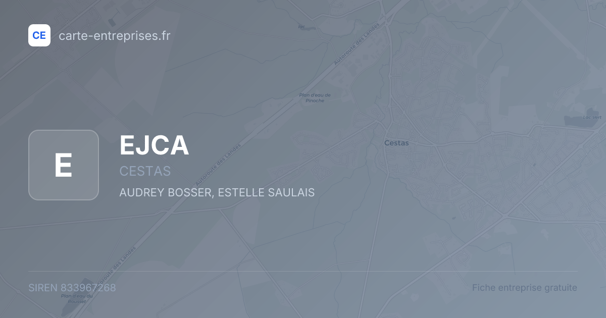 EJCA — 833967268 — fiche entreprise