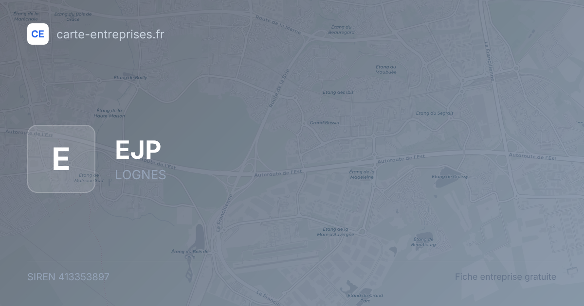 EJP — 413353897 — fiche entreprise