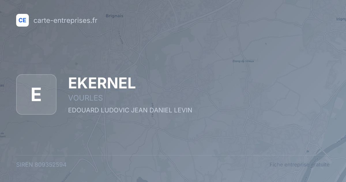 EKERNEL — 809352594 — fiche entreprise