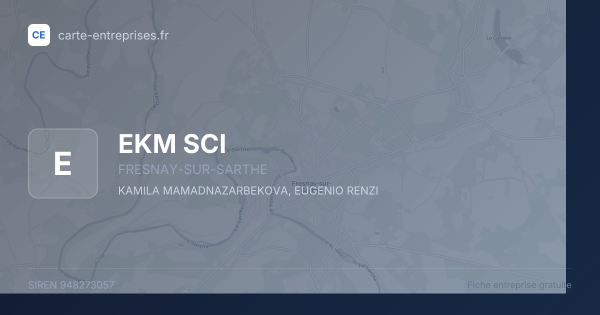 EKM SCI — 948273057 — fiche entreprise