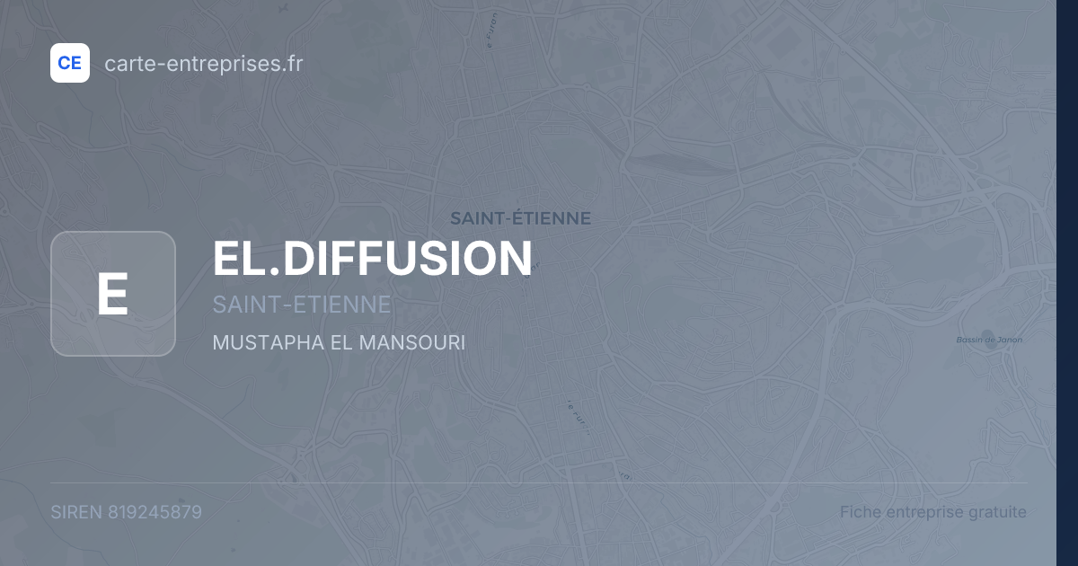 EL.DIFFUSION — 819245879 — fiche entreprise