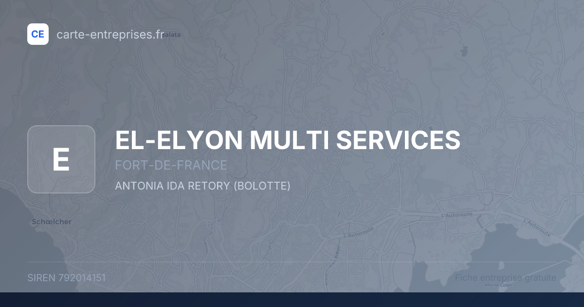 EL-ELYON MULTI SERVICES — 792014151 — fiche entreprise