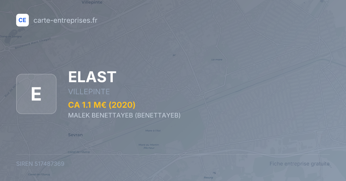 ELAST — 517487369 — fiche entreprise