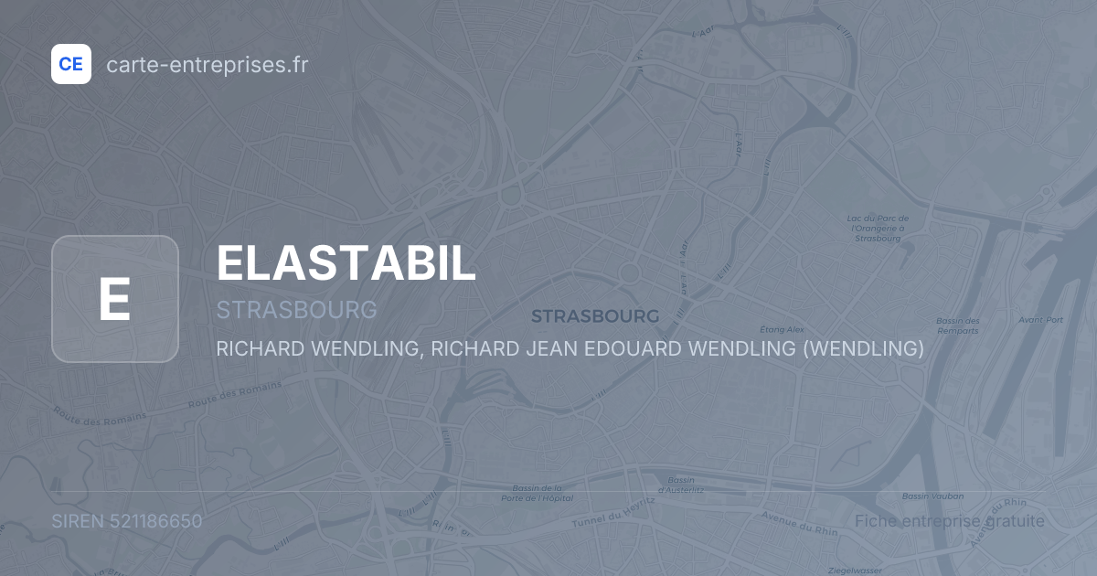 ELASTABIL — 521186650 — fiche entreprise