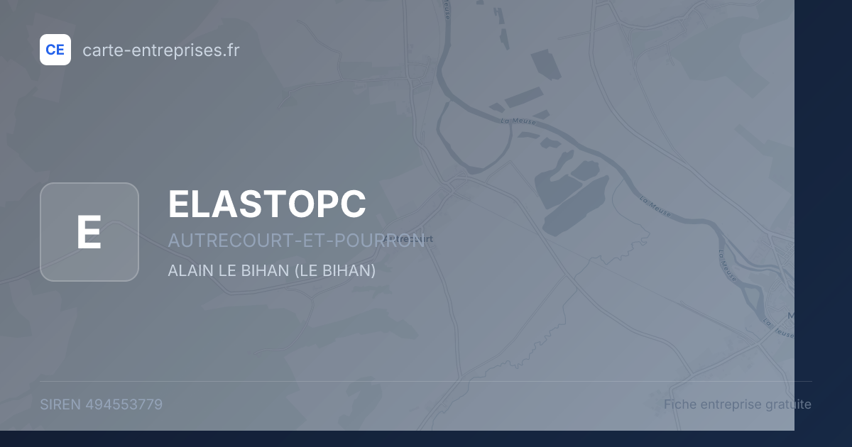 ELASTOPC — 494553779 — fiche entreprise