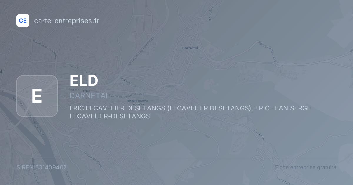 ELD — 531409407 — fiche entreprise