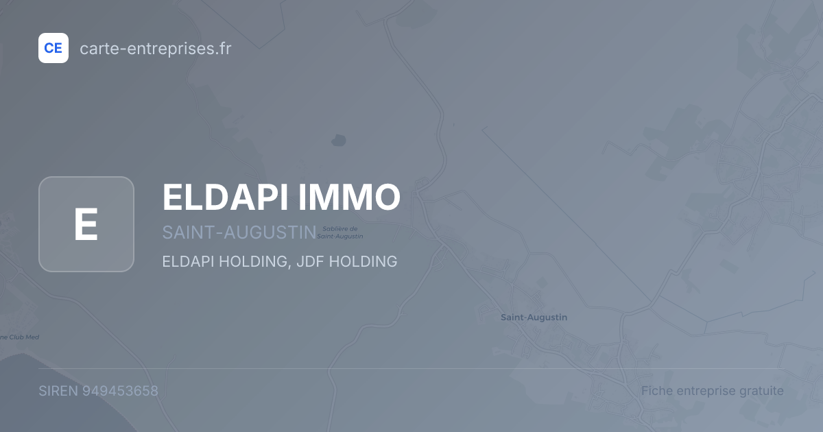 ELDAPI IMMO — 949453658 — fiche entreprise