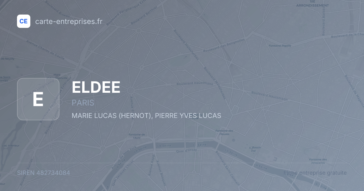 ELDEE — 482734084 — fiche entreprise