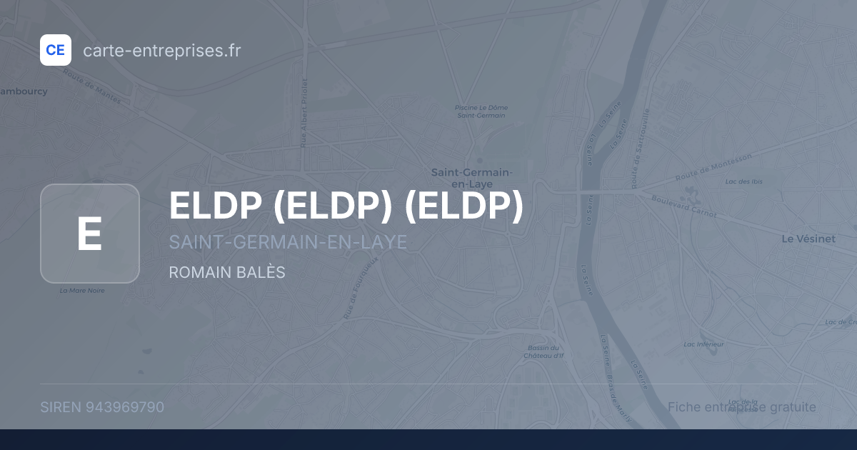 ELDP (ELDP) (ELDP) — 943969790 — fiche entreprise