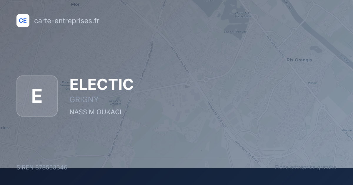 ELECTIC — 878553346 — fiche entreprise