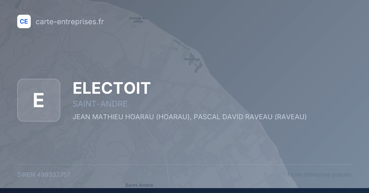 ELECTOIT — 499332757 — fiche entreprise
