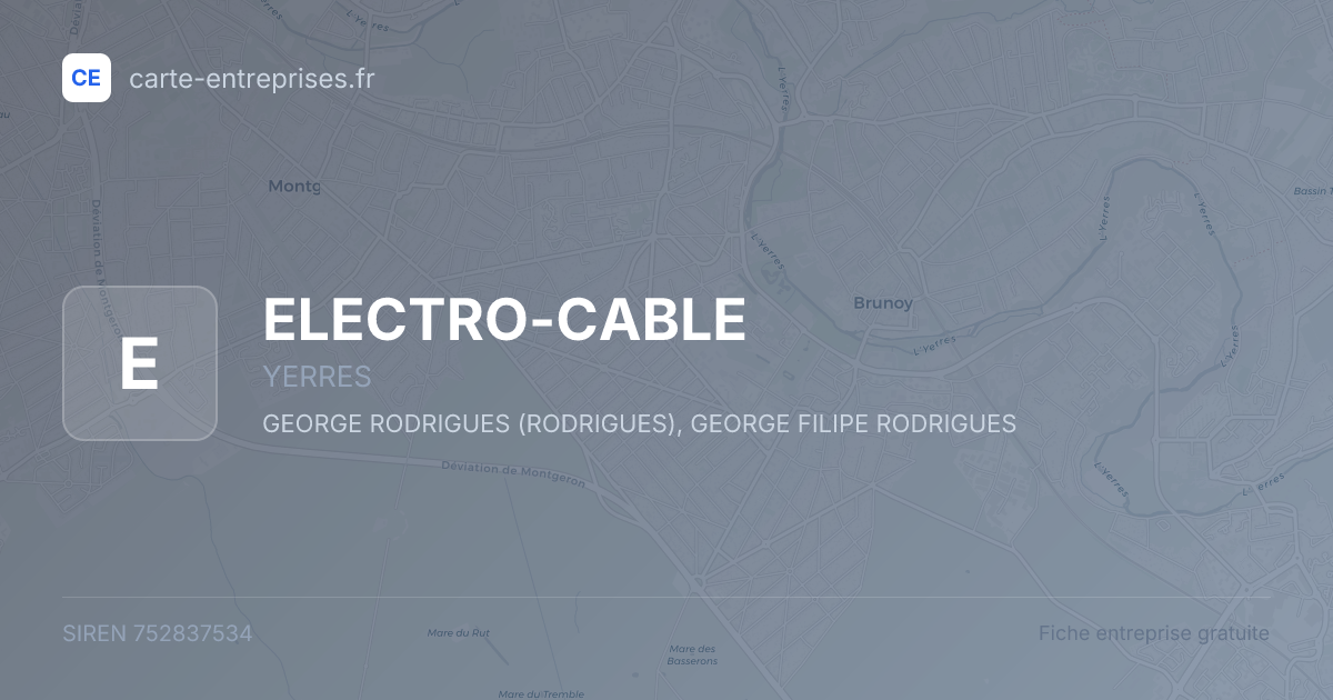 ELECTRO-CABLE — 752837534 — fiche entreprise