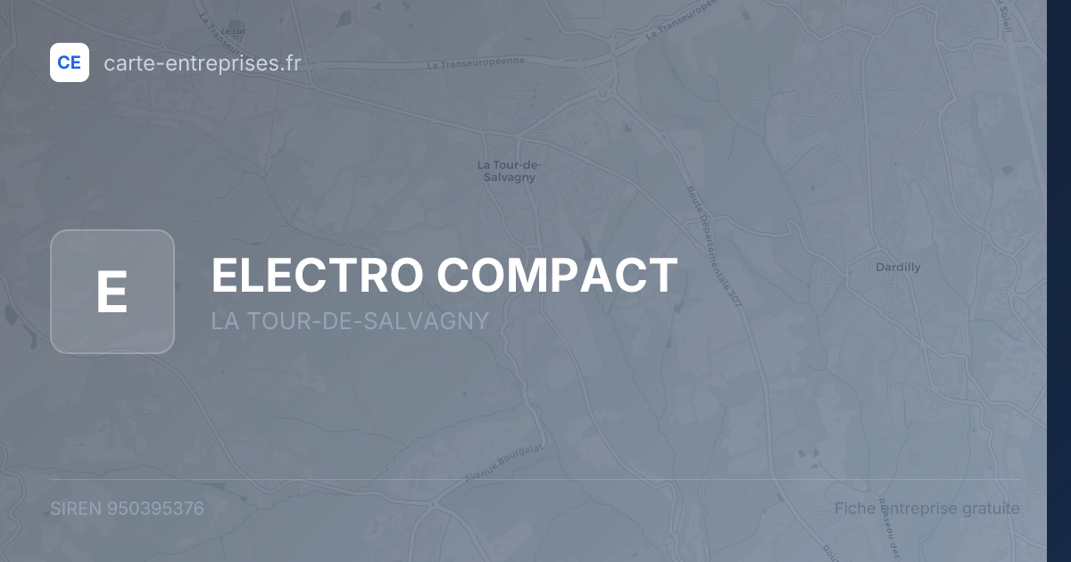 ELECTRO COMPACT — 950395376 — fiche entreprise