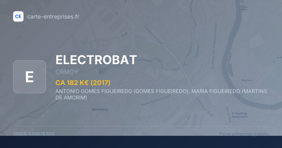 ELECTROBAT — 448678300 — fiche entreprise
