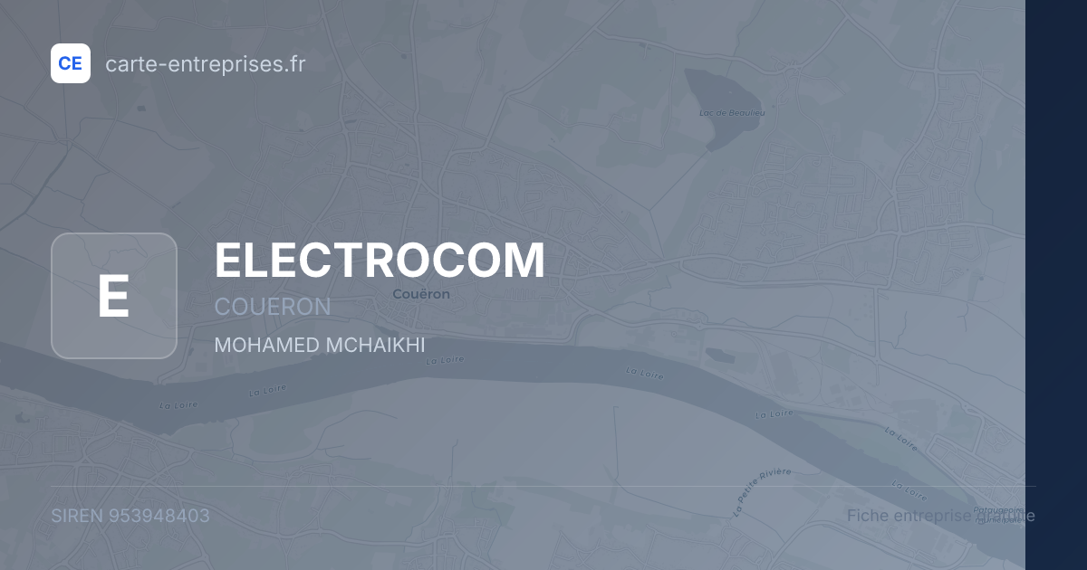 ELECTROCOM — 953948403 — fiche entreprise