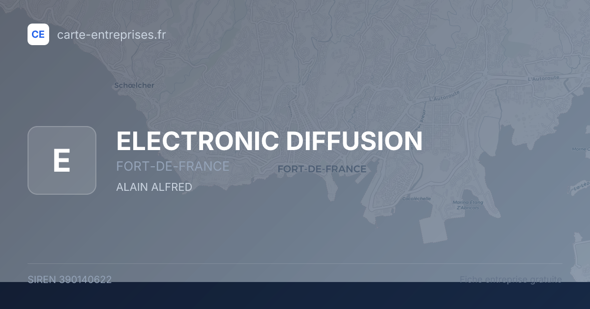 ELECTRONIC DIFFUSION — 390140622 — fiche entreprise