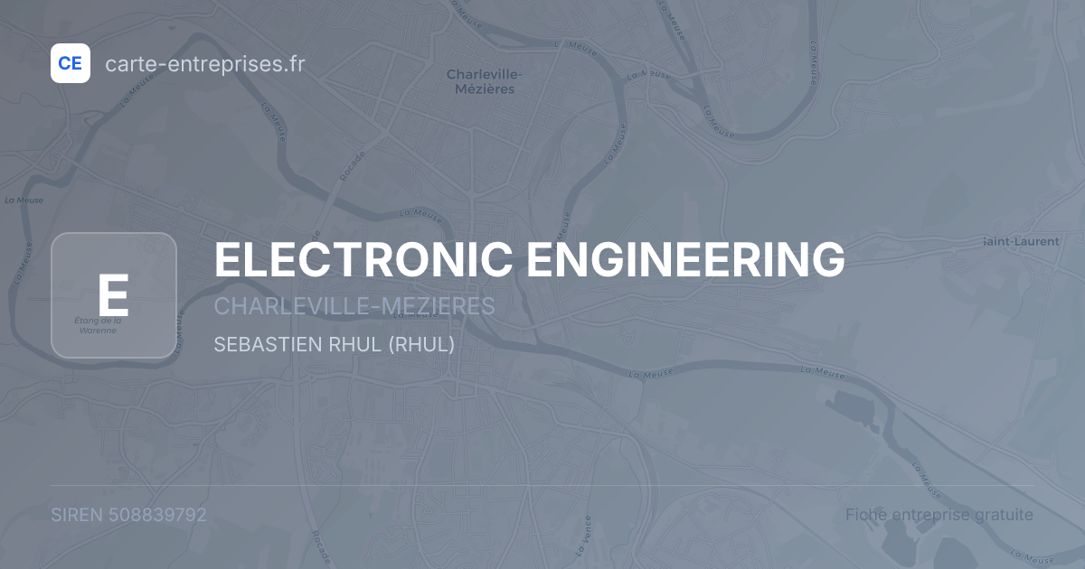 ELECTRONIC ENGINEERING — 508839792 — fiche entreprise