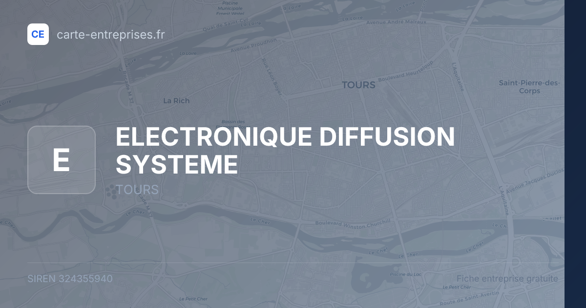 ELECTRONIQUE DIFFUSION SYSTEME — 324355940 — fiche entreprise