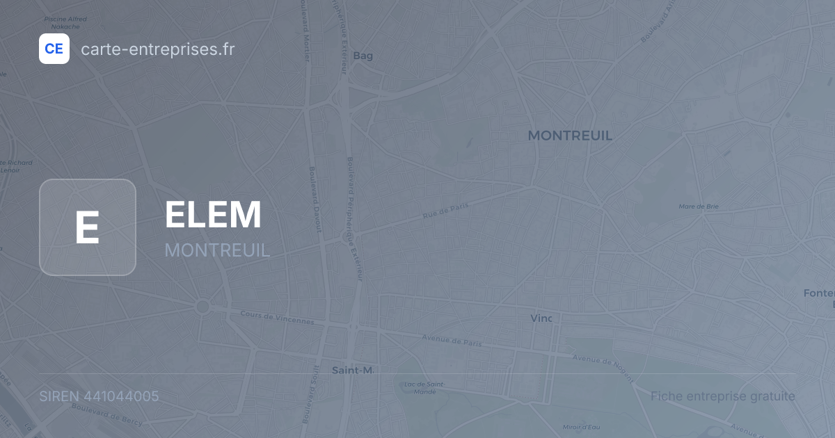 ELEM — 441044005 — fiche entreprise