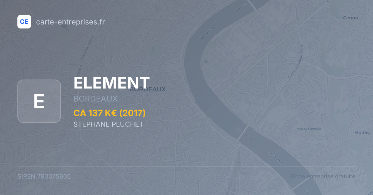 ELEMENT — 793075805 — fiche entreprise