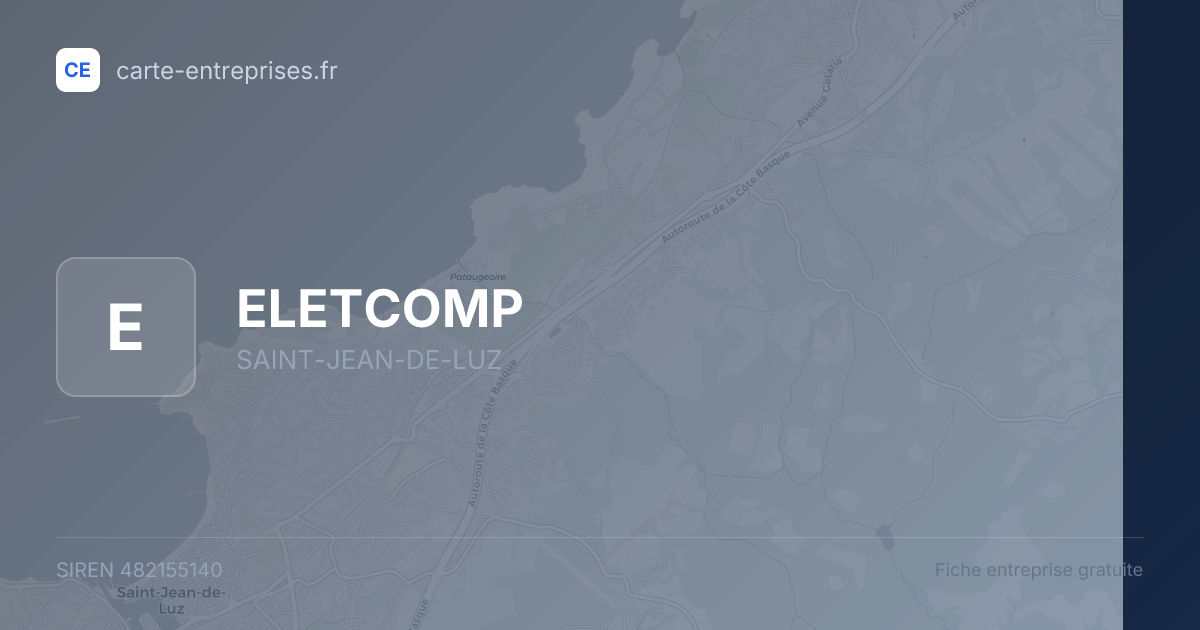 ELETCOMP — 482155140 — fiche entreprise
