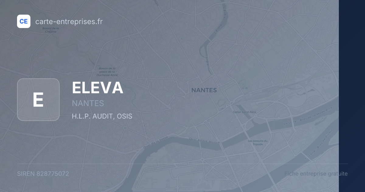 ELEVA — 828775072 — fiche entreprise