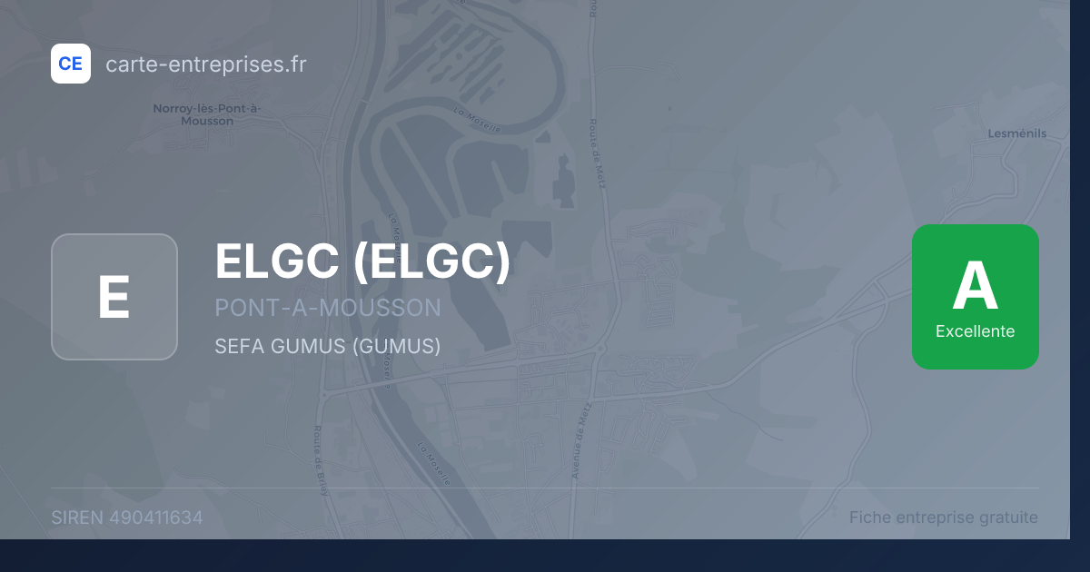 ELGC (ELGC) — 490411634 — fiche entreprise