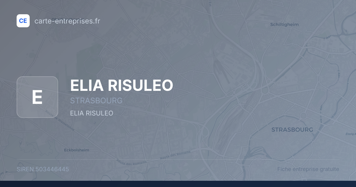 ELIA RISULEO — 503446445 — fiche entreprise