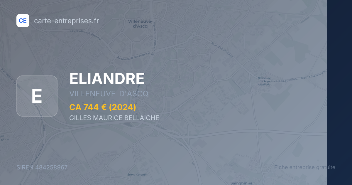 ELIANDRE — 484258967 — fiche entreprise