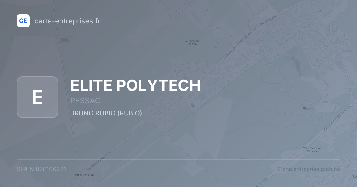 ELITE POLYTECH — 828166231 — fiche entreprise