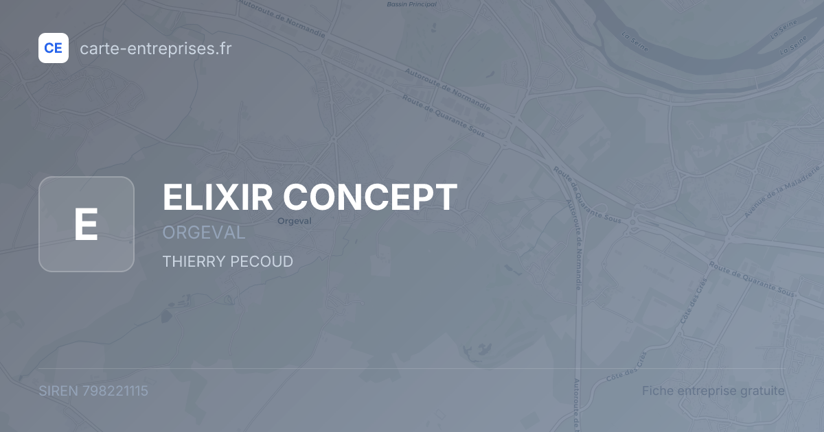 ELIXIR CONCEPT — 798221115 — fiche entreprise