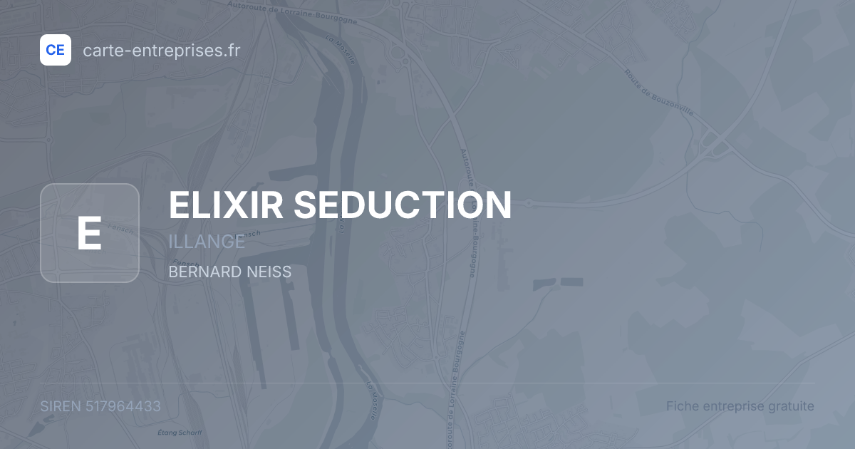ELIXIR SEDUCTION — 517964433 — fiche entreprise