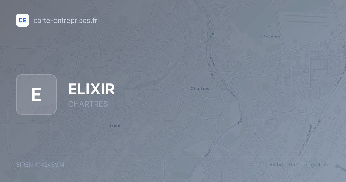 ELIXIR — 414248914 — fiche entreprise
