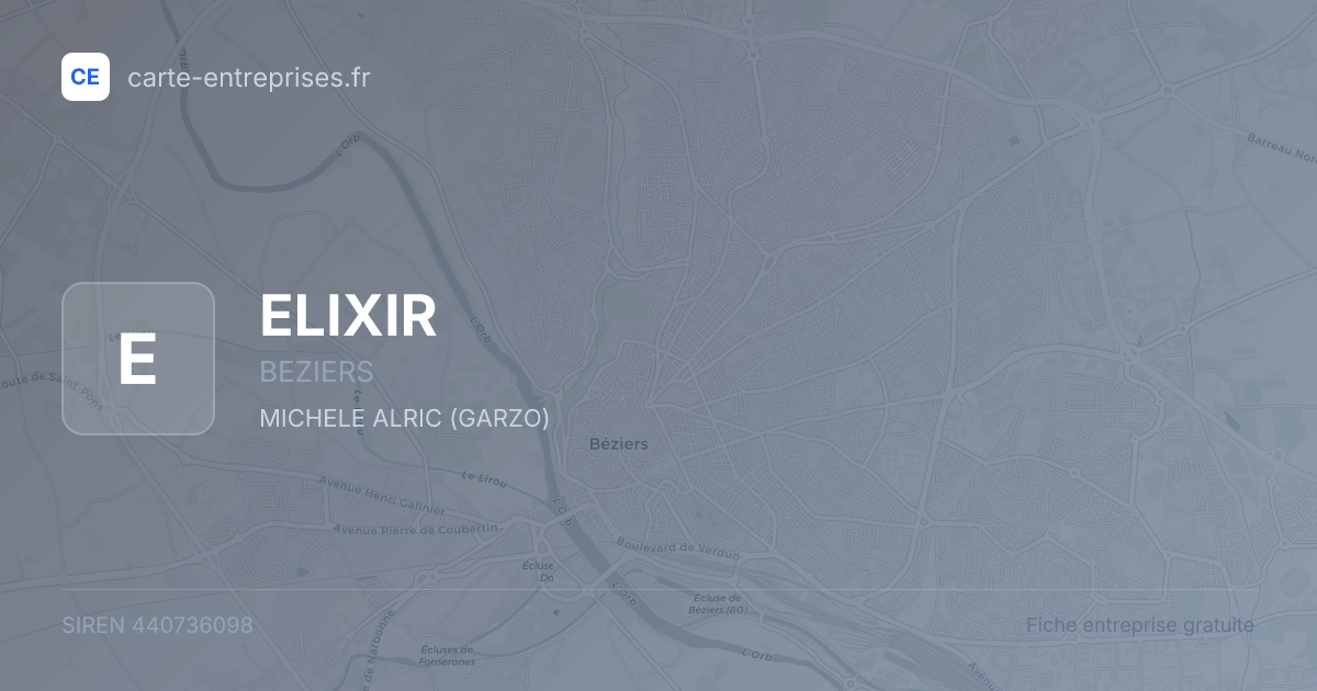 ELIXIR — 440736098 — fiche entreprise