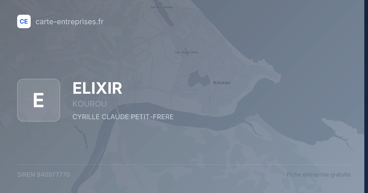 ELIXIR — 940977770 — fiche entreprise