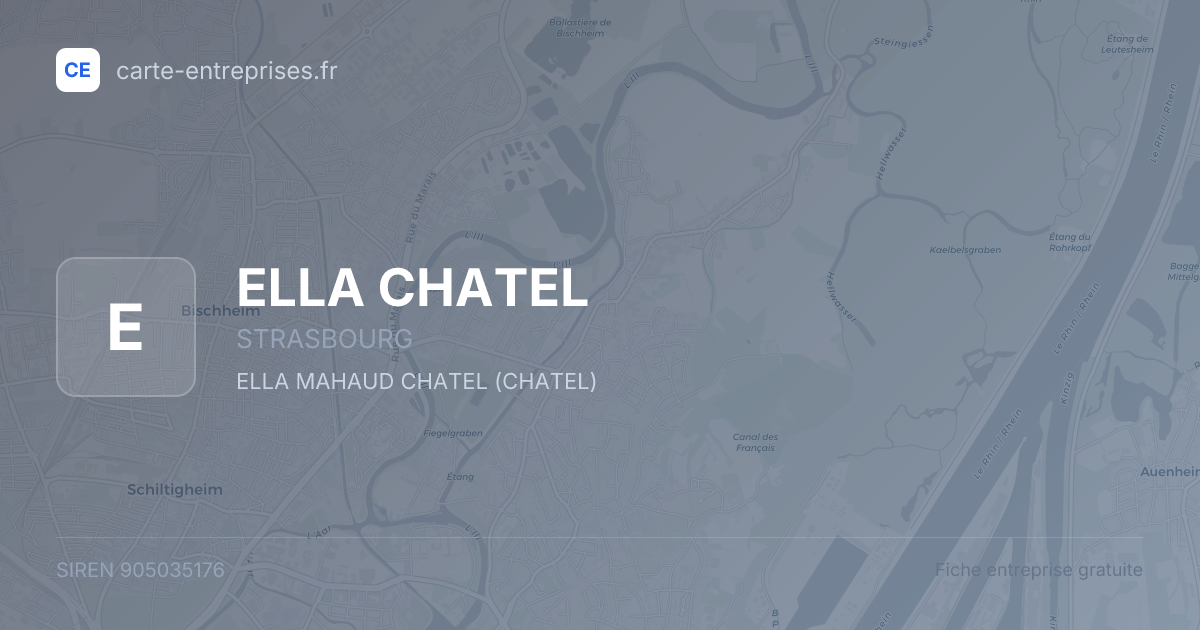 ELLA CHATEL — 905035176 — fiche entreprise